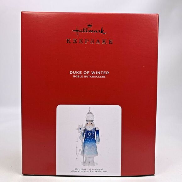 Hallmark DUKE OF WINTER Keepsake Ornament Blue Noble Nutcrackers‎ #3 2021 - Picture 1 of 7